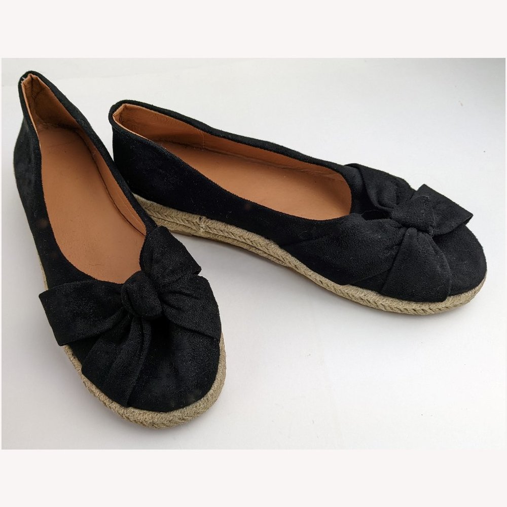 Black Suede Slip-on's